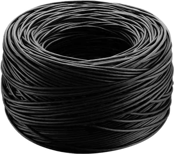 Cabo de Rede Hikvision CAT5E Ds-1LN5EO-UU/E Preto 305 Metros