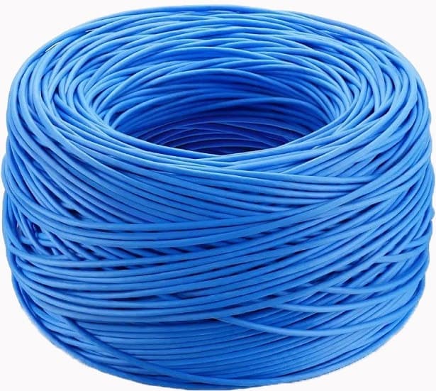 Cabo de Rede Iuron CAT5E Utp 24AWG Cca Azul 305 Metros