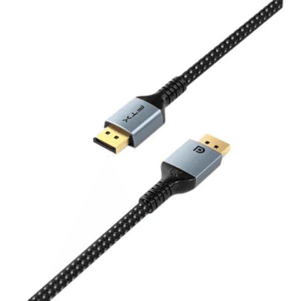 Cabo Ftx Ct-DP8K-Ag3 DisplayPort 3 Metros 8K 60Hz Nylon Preto