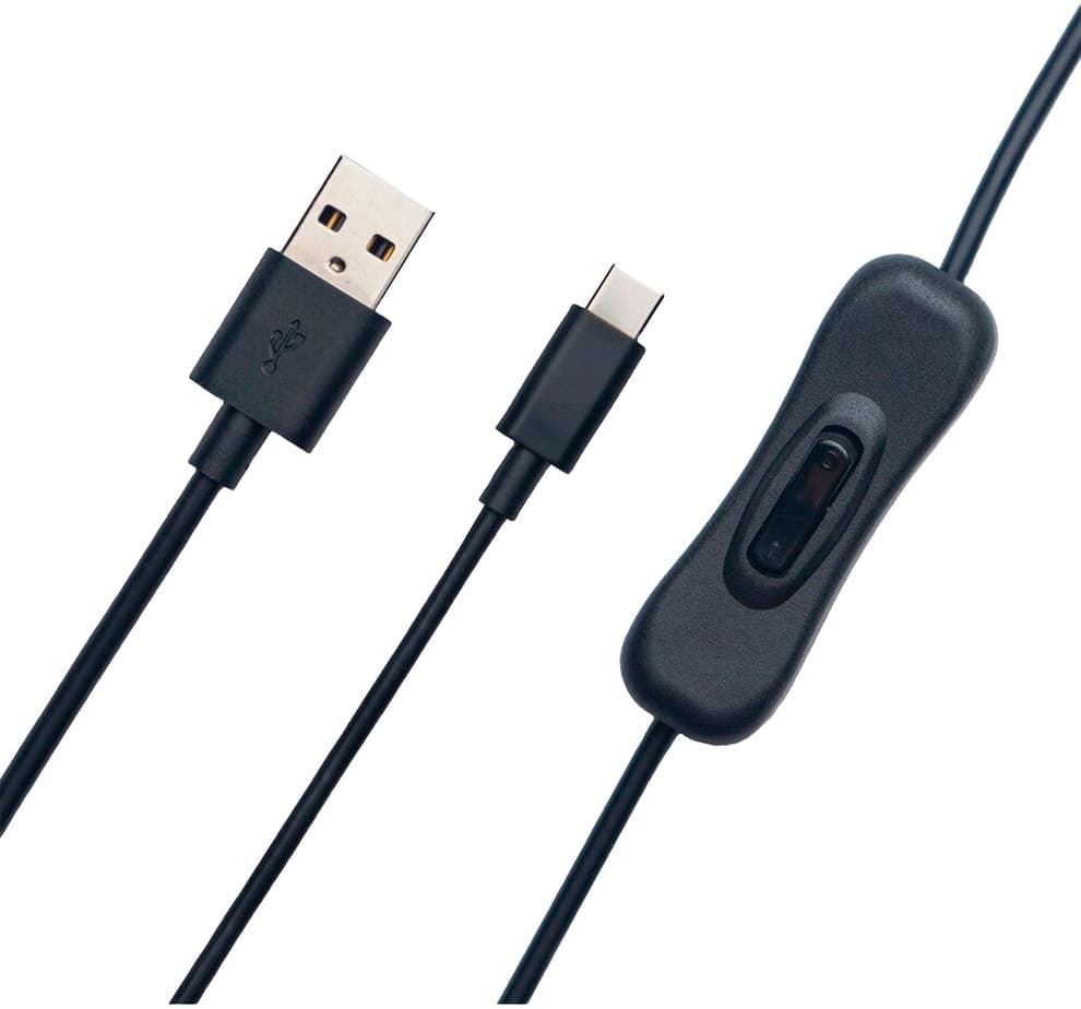 Cabo Obsbot USB-A para USB-C com Interruptor de Ligar/Desligar OCB-2107-CT 1,5M