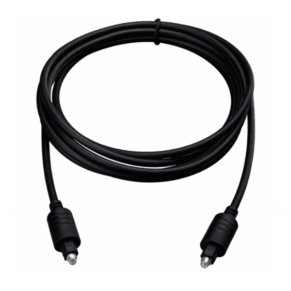 Cabo Óptico Quanta Qtcod03 3 Metros Preto