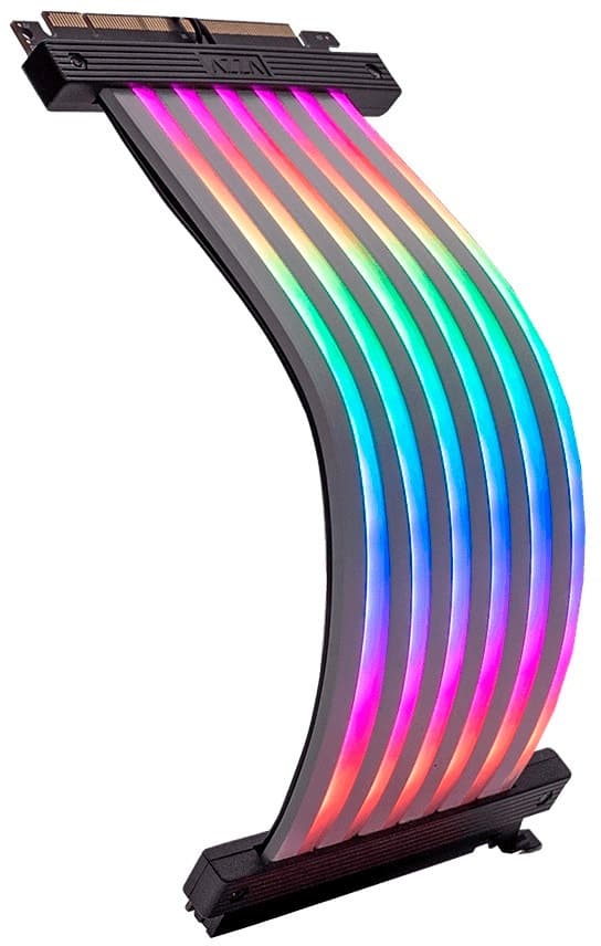 Cabo Riser RGB PCI-e 3.0 X16 90° Azza Acaz-20R-L