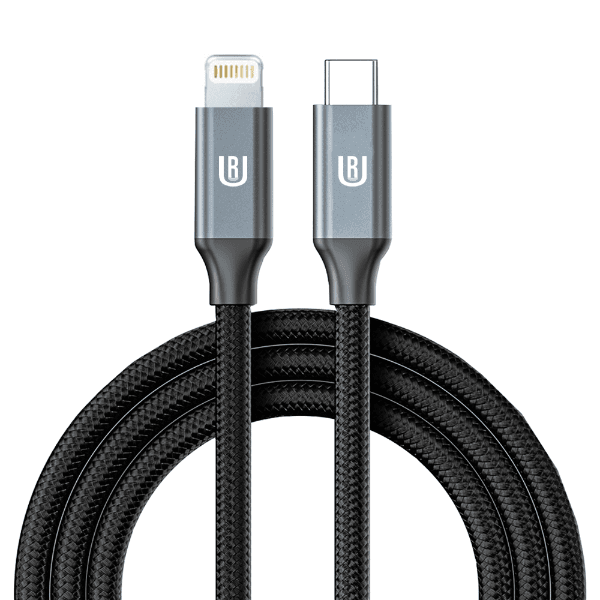 Cabo Ur USB-C para Lightning 30W 1 Metro Preto/Cinza