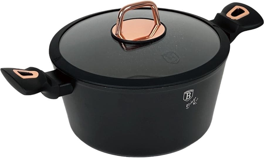 Caçarola Berlinger Haus Black Rose Pro 24Cm/ 4,1L - Bh-8165
