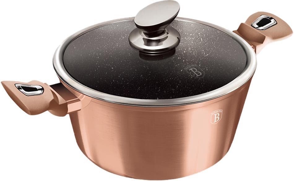 Caçarola Berlinger Haus Metallic Line Rose Gold Edition 20CM