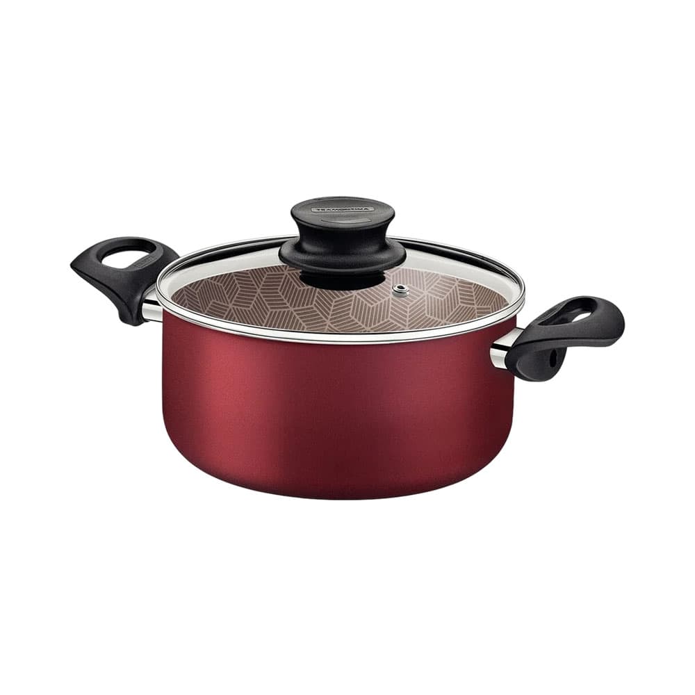 Panela Tramontina Paris 3.8L 22 Cm Vermelha