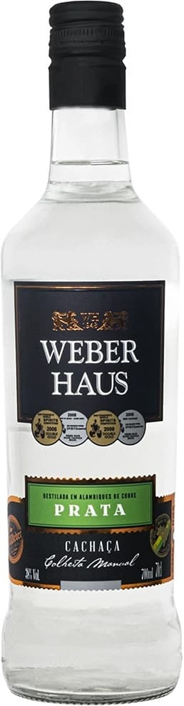 Cachaça Weber Haus Prata 700mL