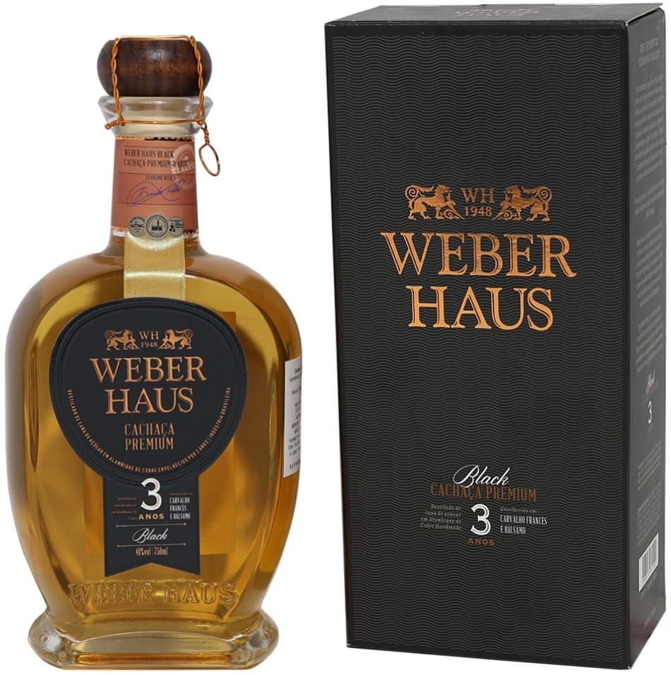 Cachaça Weber Haus Premium Black - 750mL
