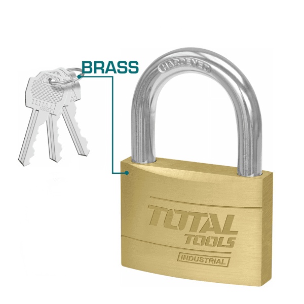 Cadeado de Segurança Total Tkl32602 60MM 385G Com 3 Chaves