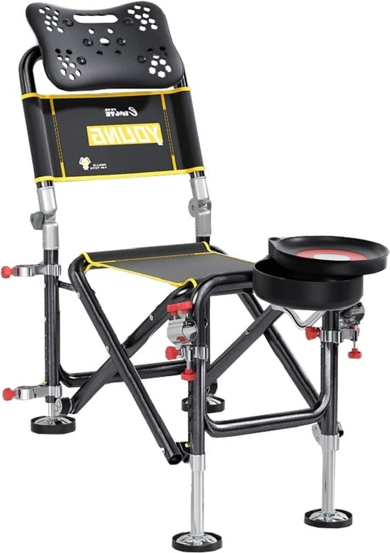 Cadeira de Pesca Dobrável Multifuncional Rpc Ml-5470 Preta