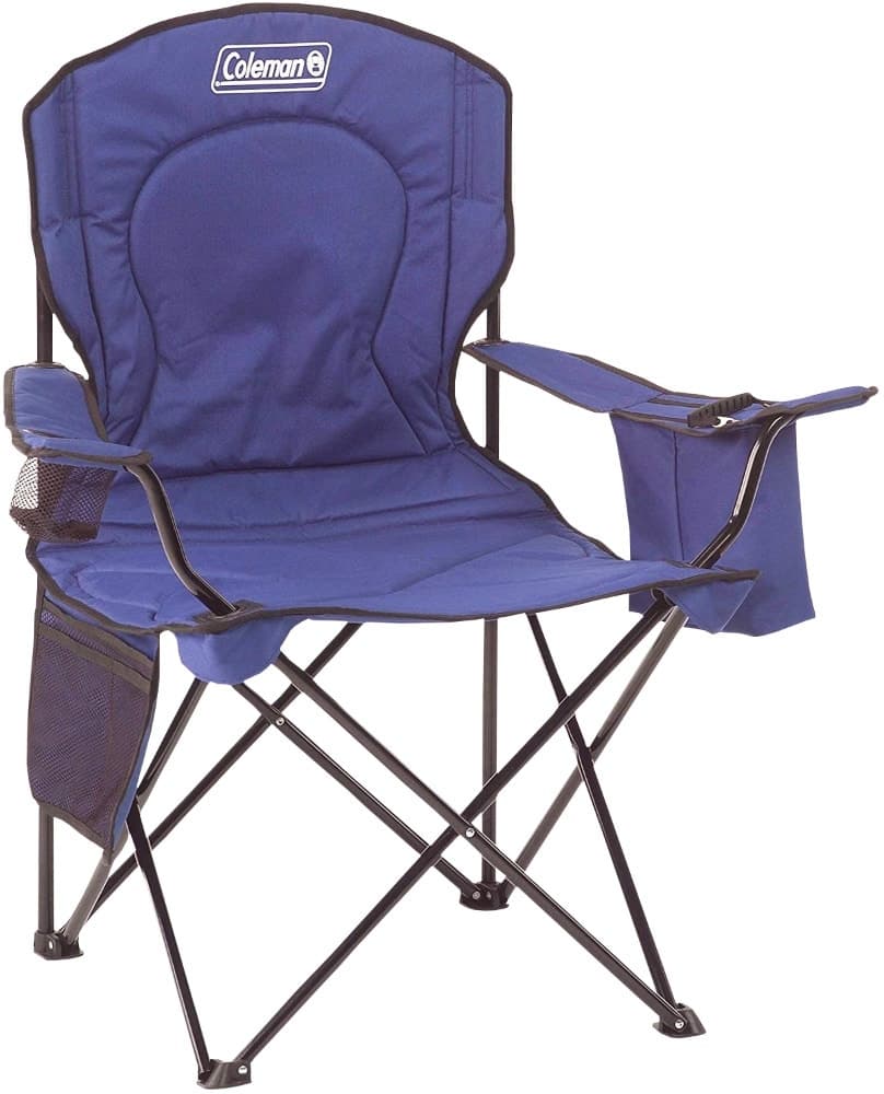 Cadeira Dobrável com Cooler Coleman Cooler Quad Chair Azul