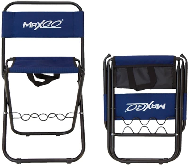 Cadeira Dobrável Maxgo com Suporte para Vara - Azul