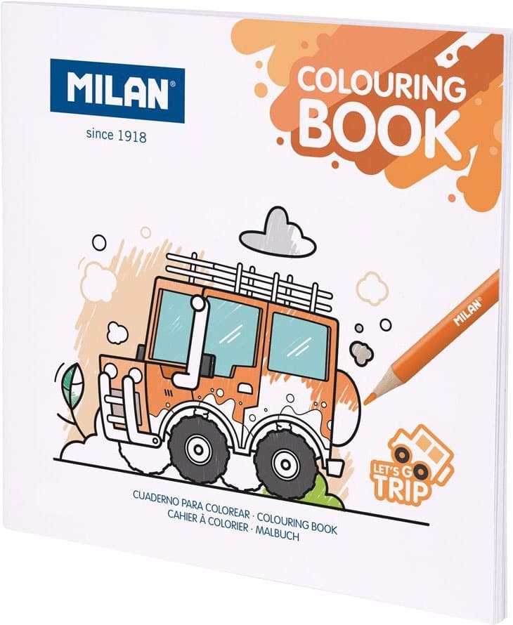 Caderno para Colorir Milan Let's Go Trip