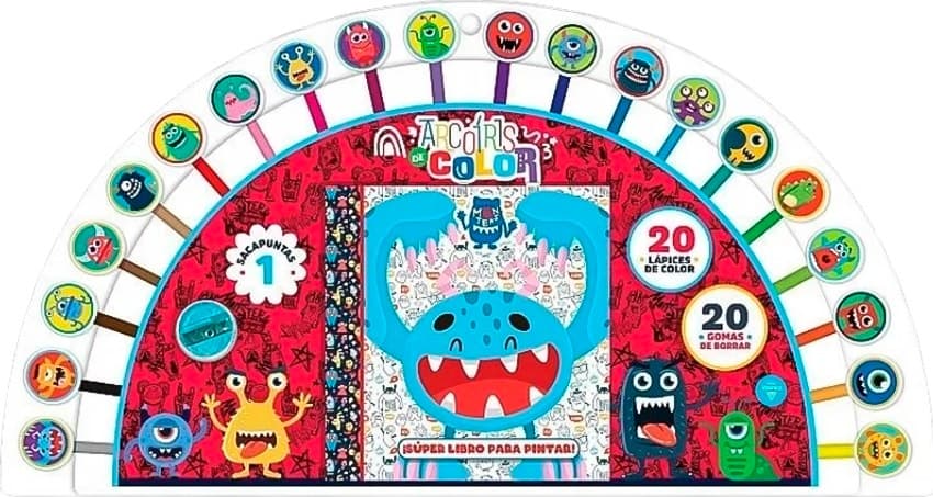 Caderno para Colorir Monters Vertice