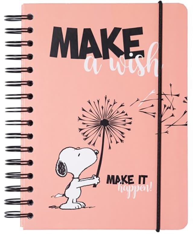 Caderno Peanuts Snoopy Ctfba50016 - 90 Folhas
