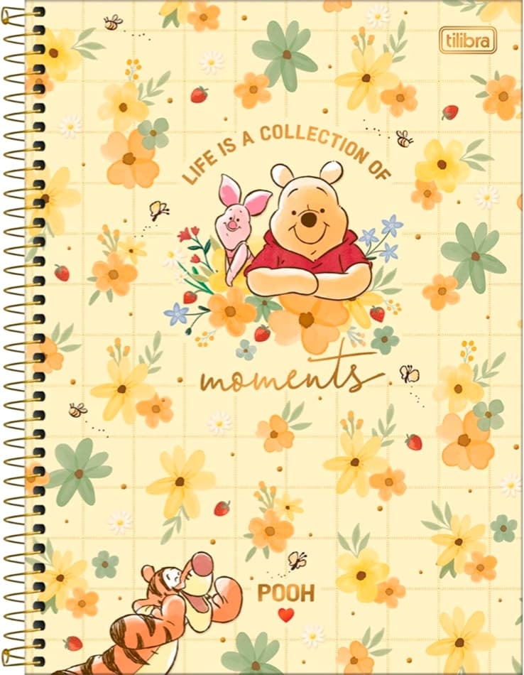 Caderno Tilibra Winnie The Pooh 80 Folhas
