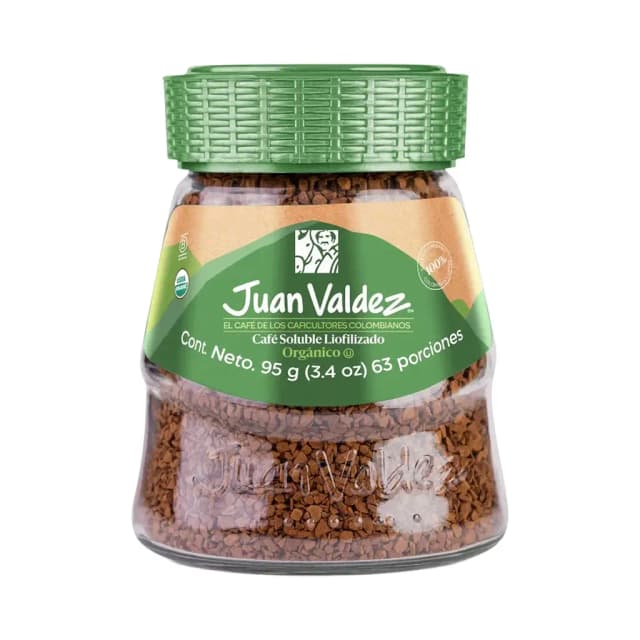 Café Liofilizado Juan Valdez Orgânico 95G