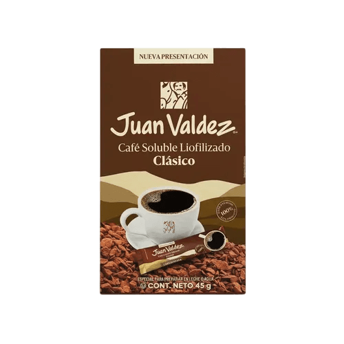 Café Solúvel Juan Valdez Clásico 45G