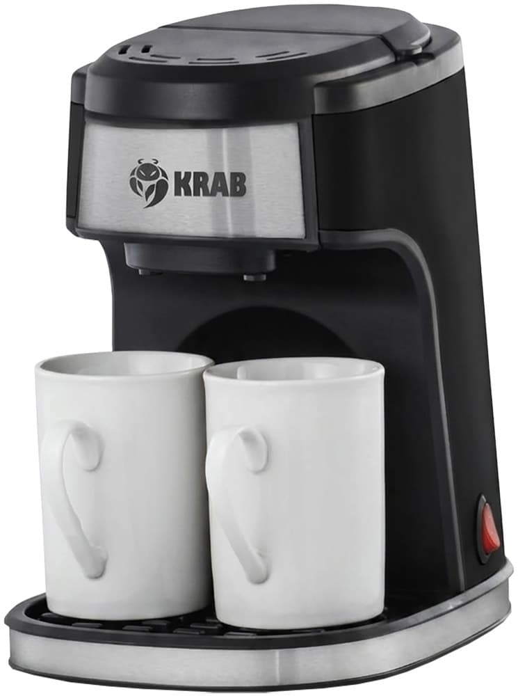 Cafeteira Elétrica Krab Kbcd240 240mL 450W 220V/50-60Hz - Preto (Inclui 2 Xícaras)