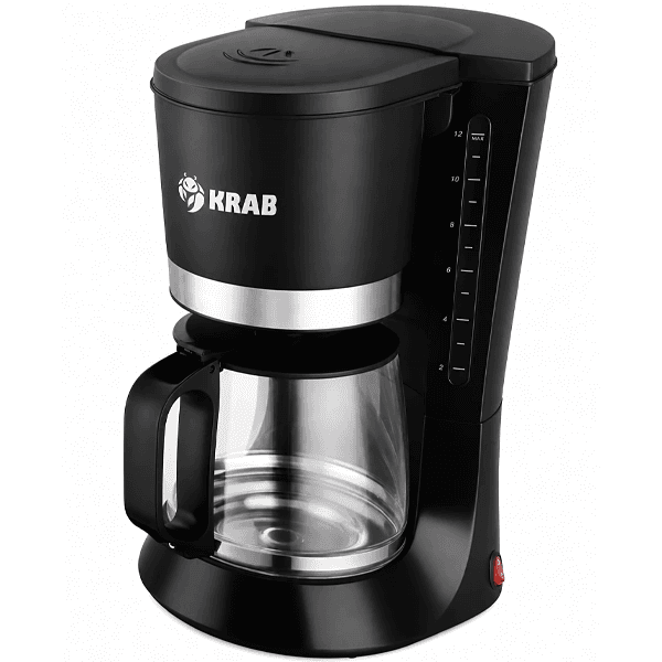 Cafeteira Elétrica Krab Kbce1200 700W 1.2 Litros 220V Preto/Prata
