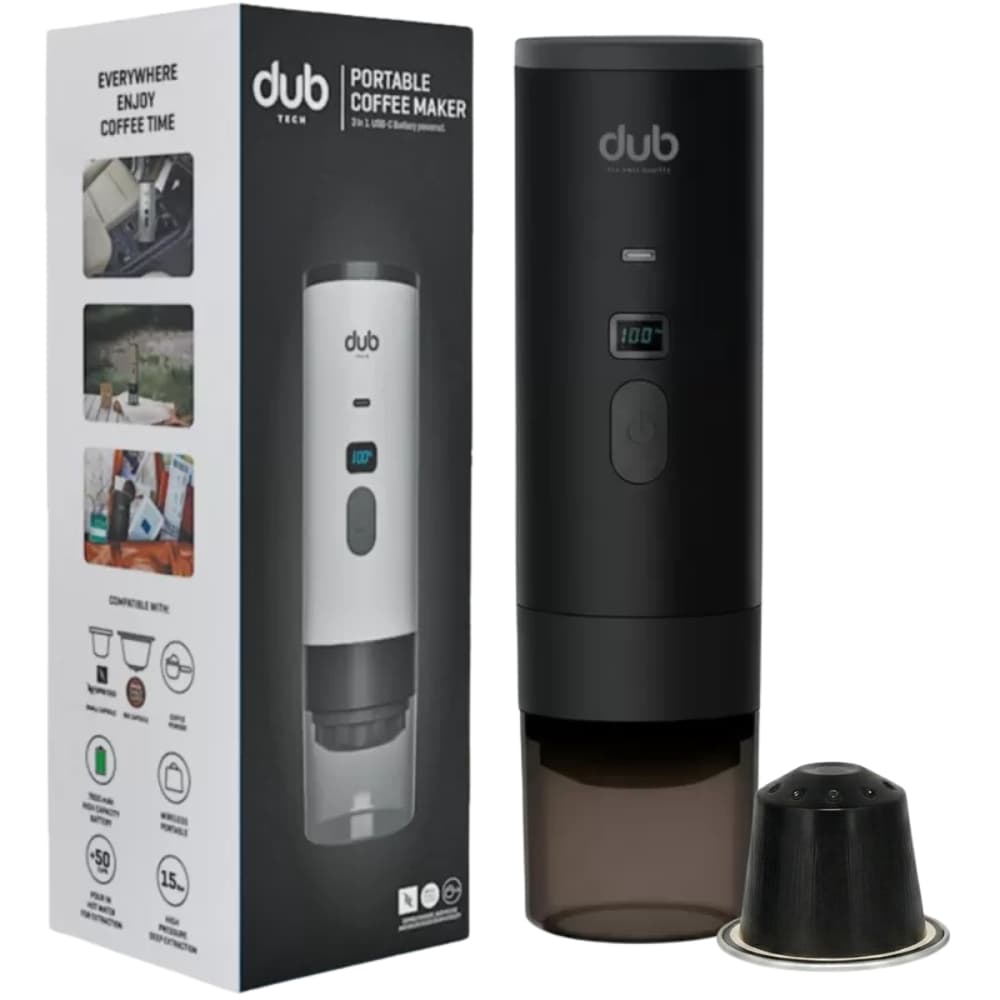 Cafeteira Portátil Dub 3 Em 1 USB-C - Preta