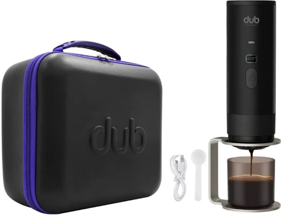 Cafeteira Portátil Dub Dbcmkit Premium Kit 3 Em 1 - Preto