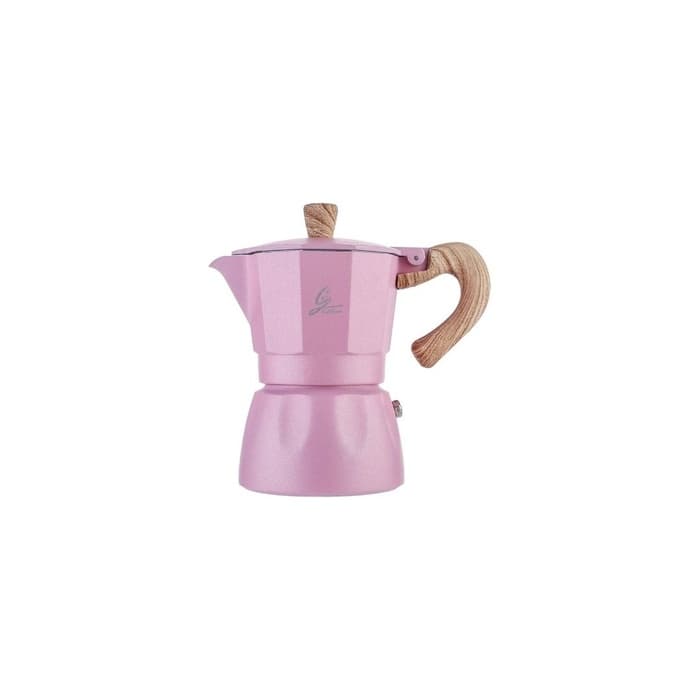 Cafeteira Italiana Decoracion Hogar C2 Kitchen Rosa 300ml