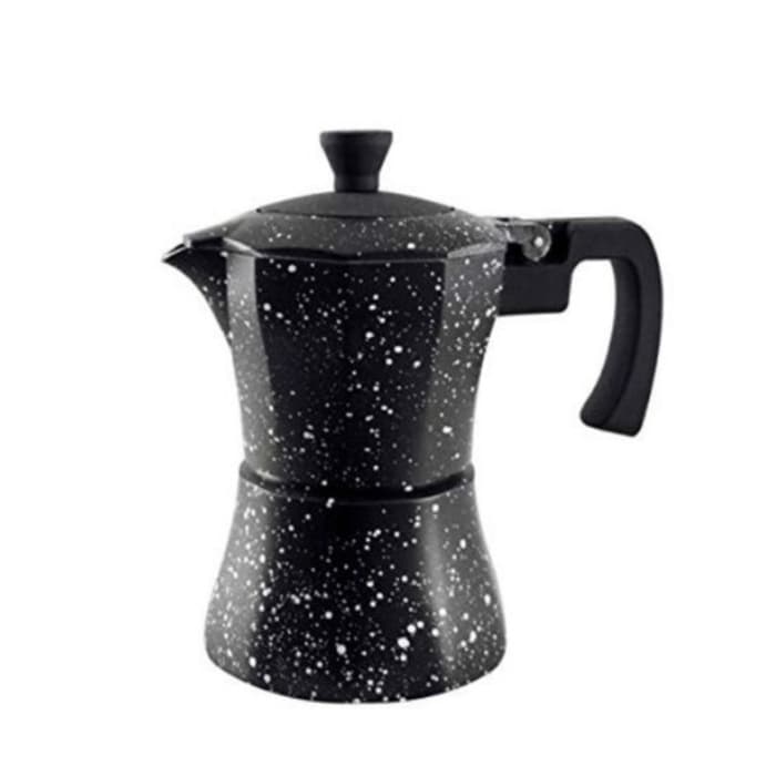 Cafeteira Italiana Negra 150ml Decoracion Hogar