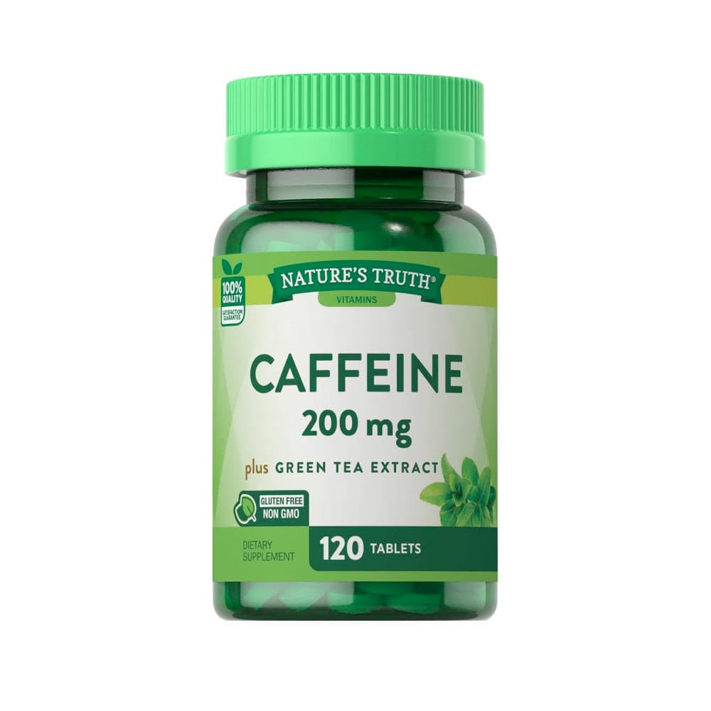 Extrato de Chá Verde com Cafeína Nature's Truth 200MG 120 Comprimidos
