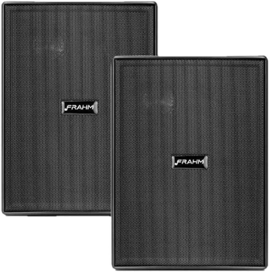 Caixa Acústica Passiva Frahm Ps200 New 30RMS Preta com Suporte (Par)