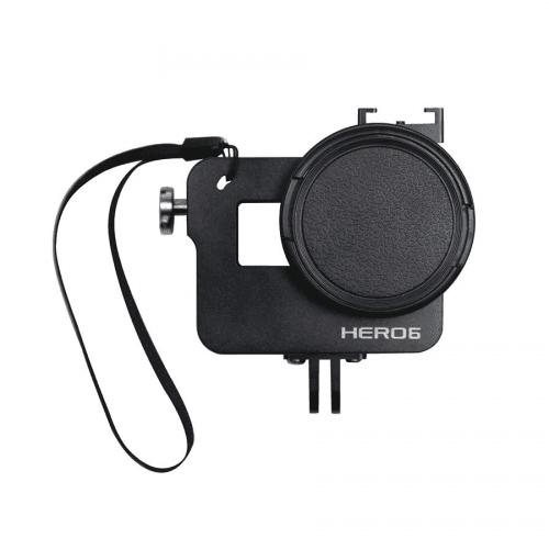 Caixa de Proteção Em Alumínio Gopower para GoPro Hero 5/6 - Preto