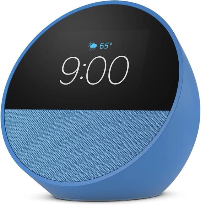 Caixa de Som Amazon Echo Spot Alexa Azul