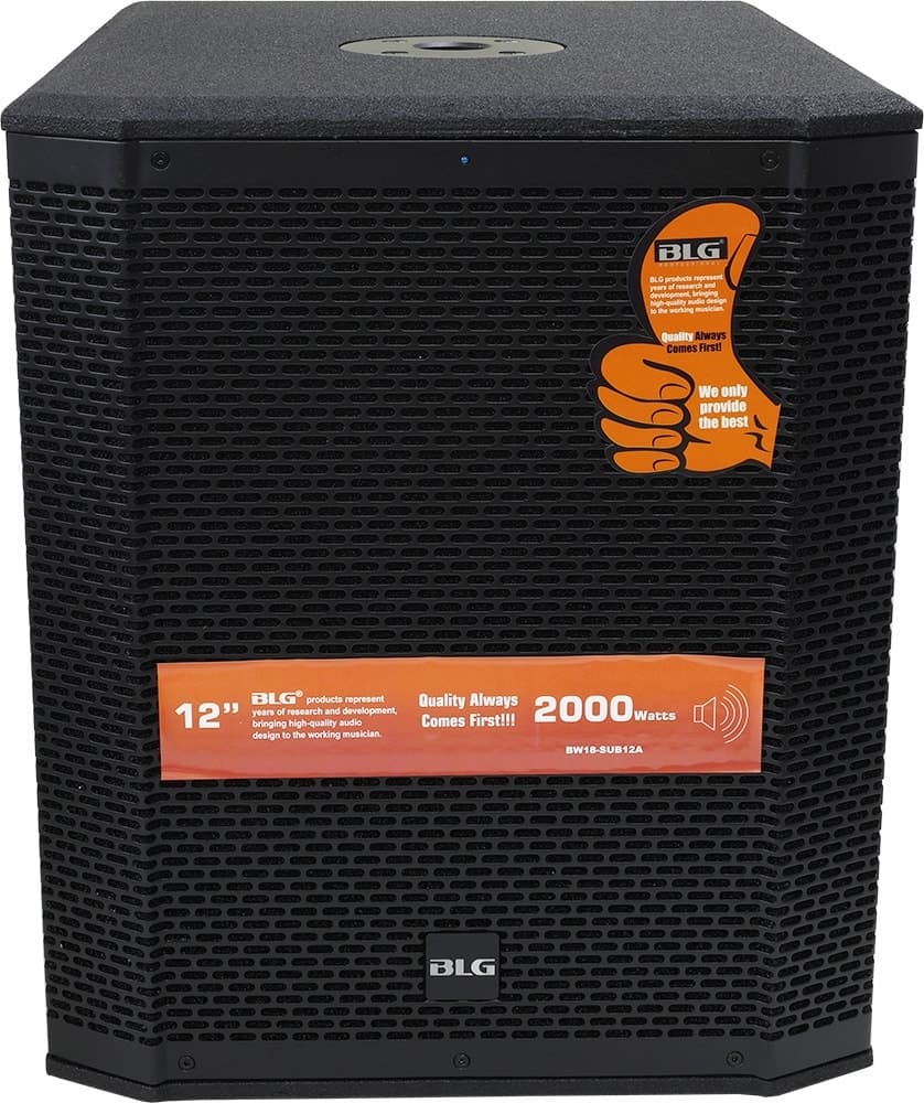 Caixa de Som Ativa 12" 2000W Bivolt Blg Bw18-SUB12A