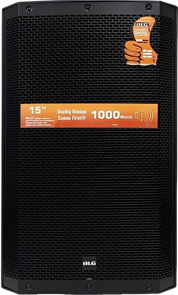 Caixa de Som Ativa 15" 1000W Bluetooth Bivolt - Blg Ma-15