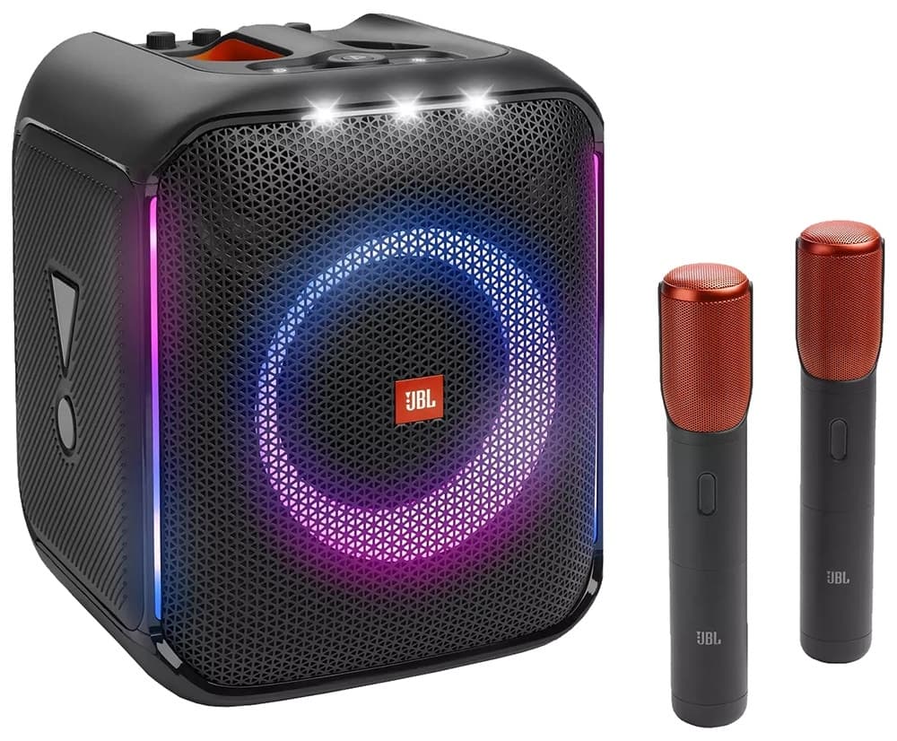 Caixa de Som JBL PartyBox Encore Bluetooth 100W com 2 Microfones Sem Fio