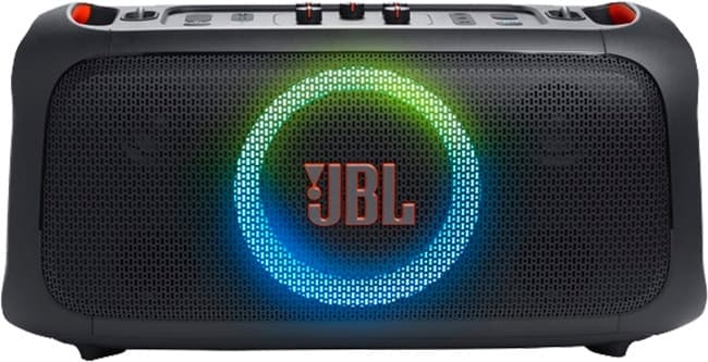 Caixa de Som JBL PartyBox On-The-Go Essential com Microfone Sem Fio