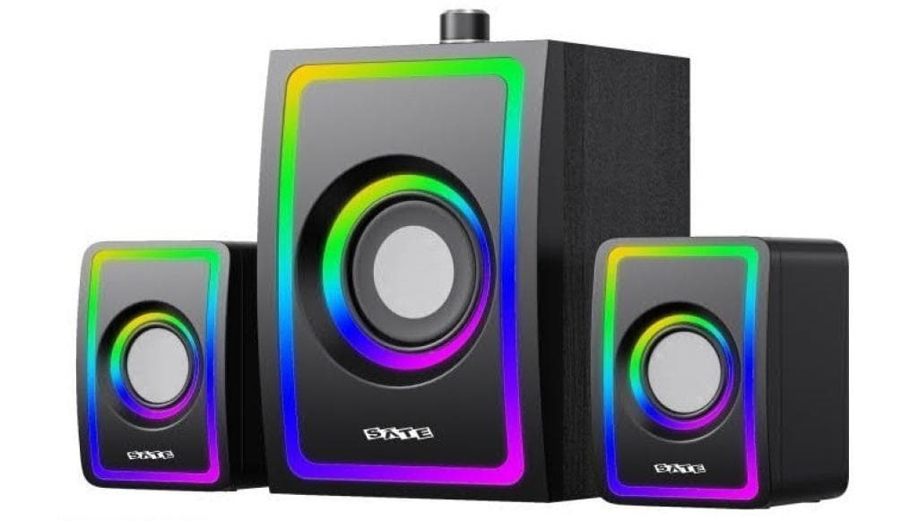 Caixa de Som Satellite As-92010 2.1 Gamer RGB Bluetooth USB