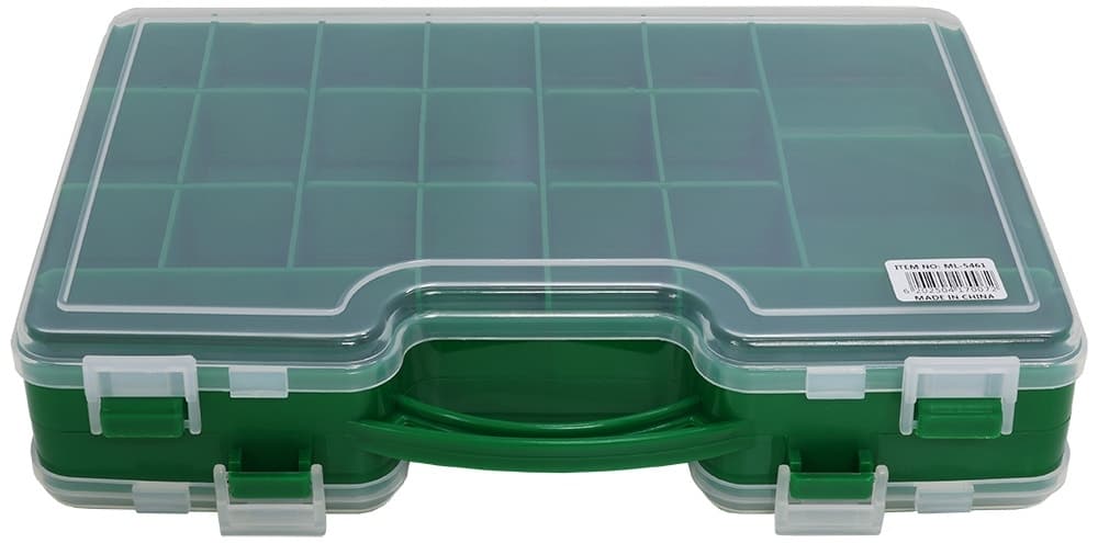 Caixa para Pesca Rpc Ml-5461 Transparente/Verde