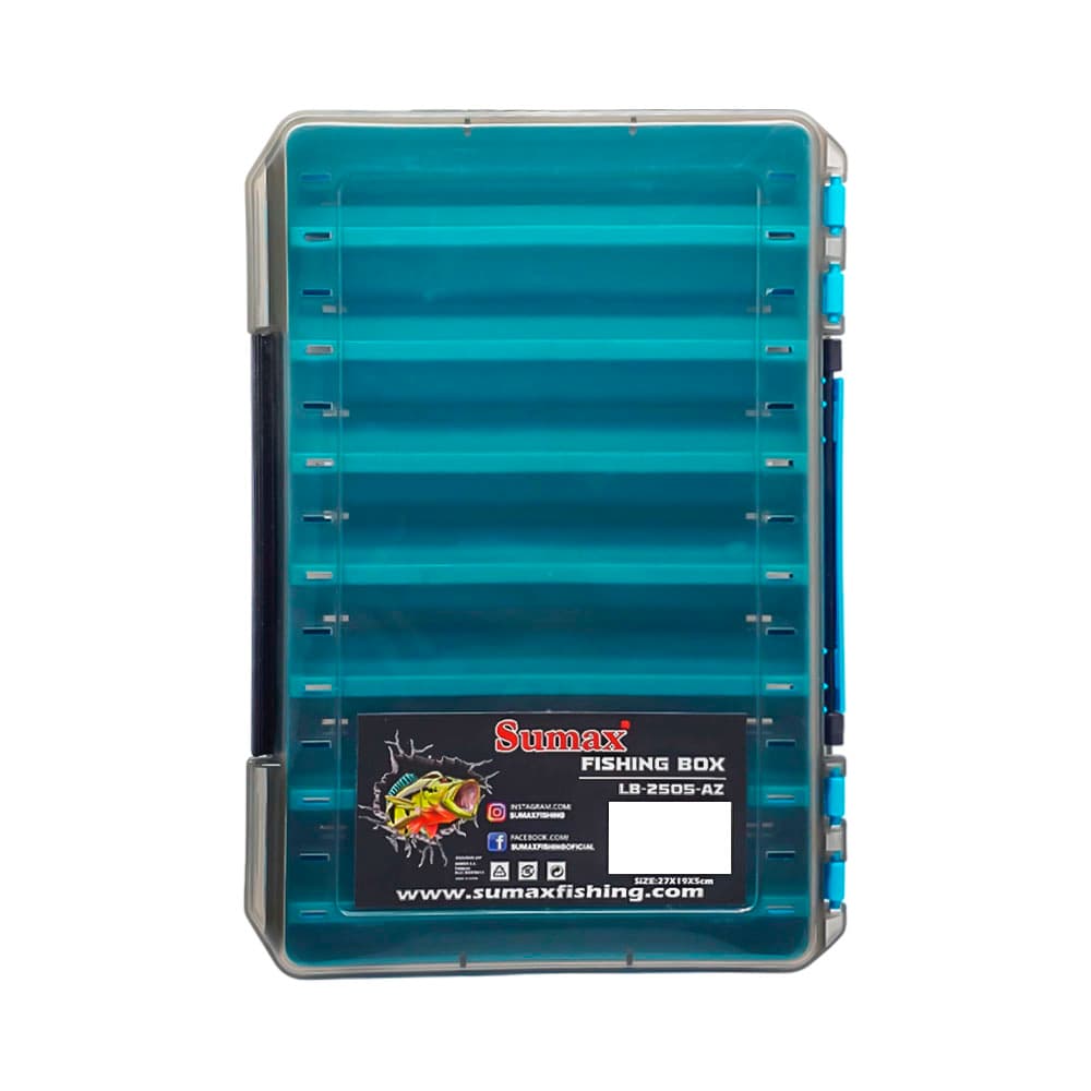 Caixa de Pesca Sumax Fishing Box Lb-2505 27x19cm Azul