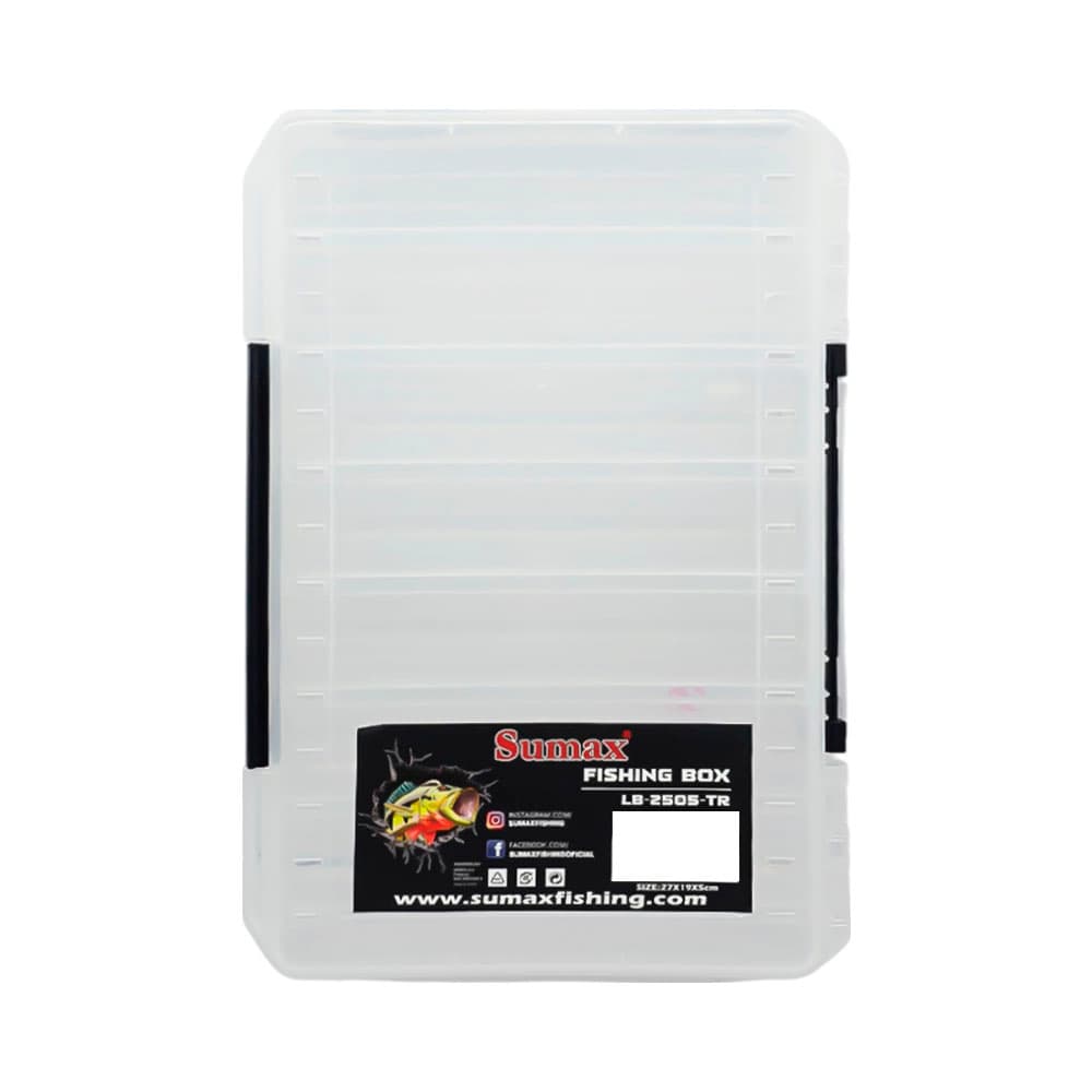 Caixa de Pesca Sumax Fishing Box Lb-2505 27x19cm Transparente
