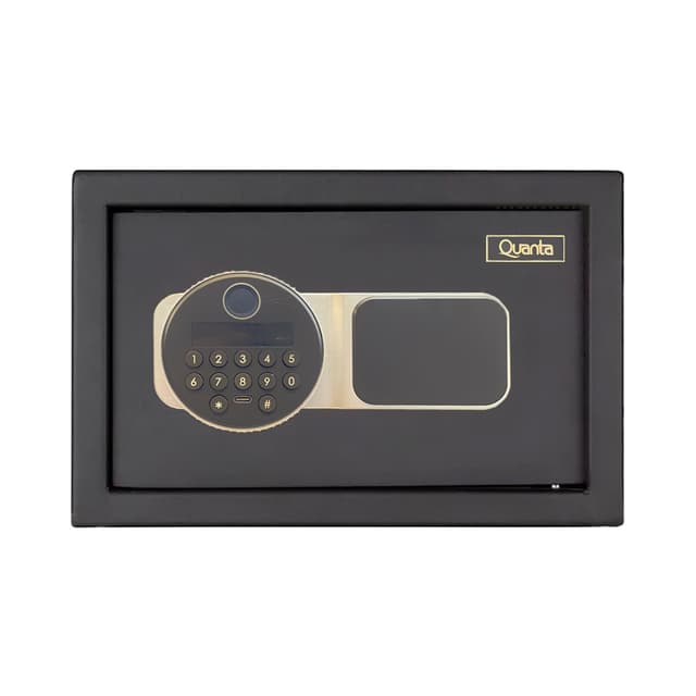 Cofre de Segurança Biométrico Digital Quanta Qtcfb85 Preto
