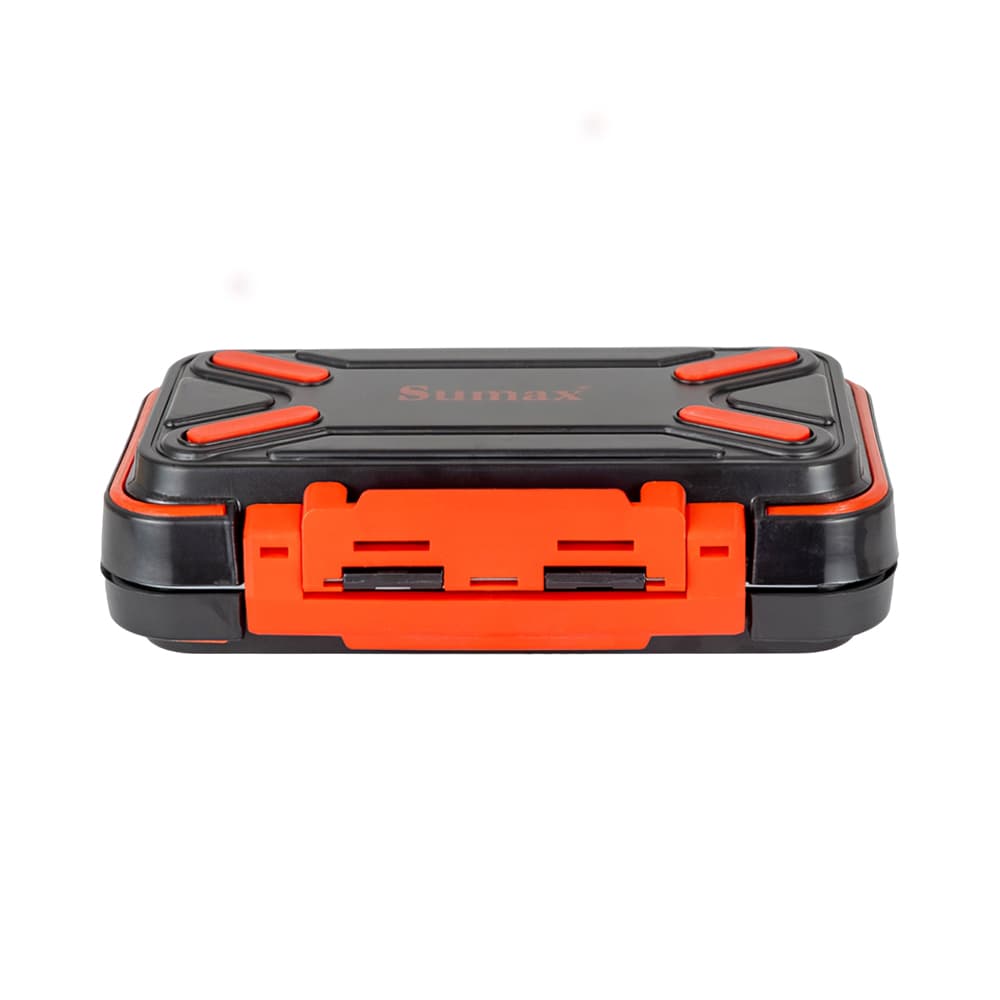 Caixa Plástica para Pesca Sumax Lb-2508-Nr Preta