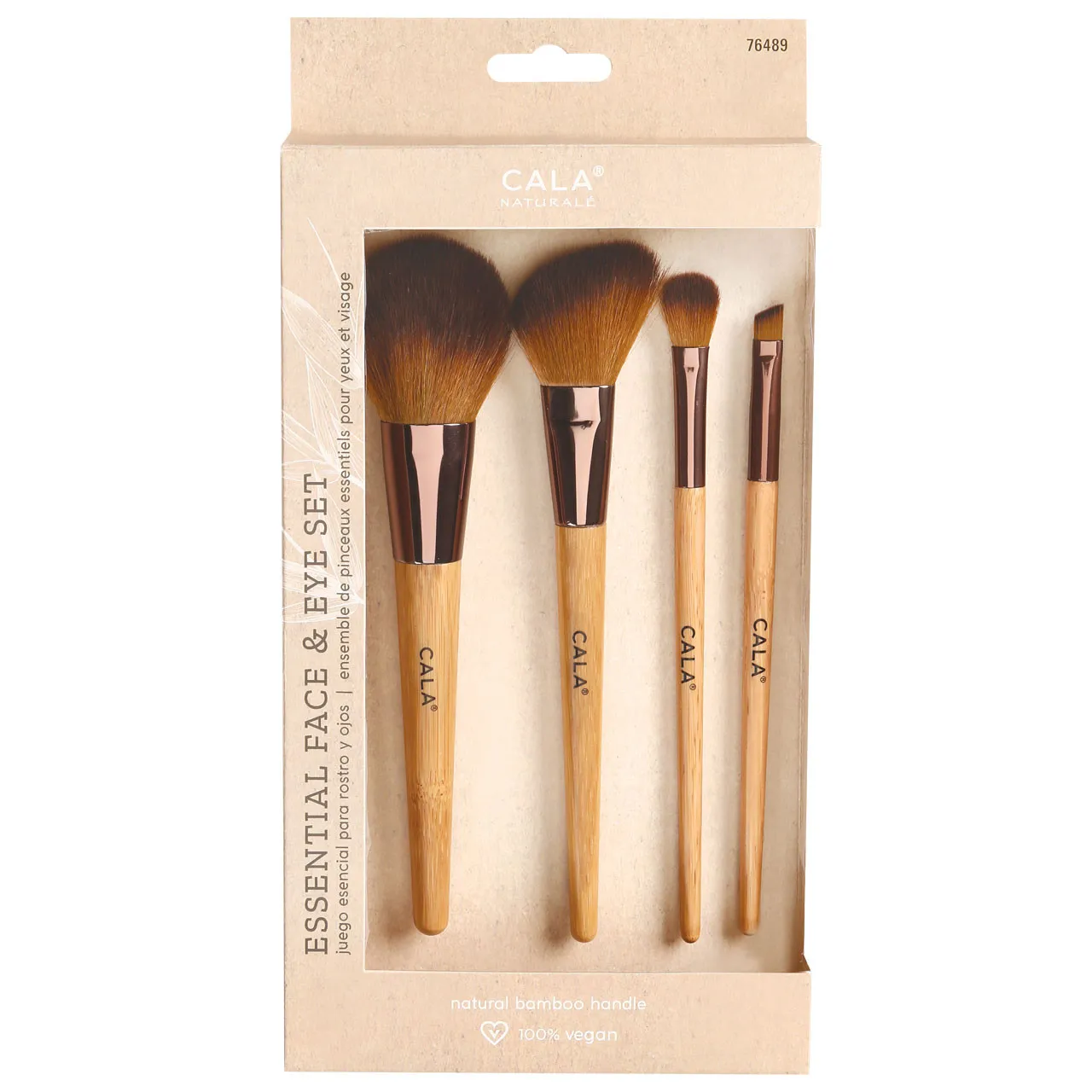 Kit de Pincéis Cala Bamboo 6 Peças