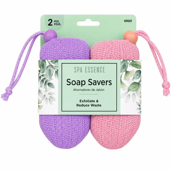 Cala Ahorrador De Jabon Spa Essence Soap Savers Lavend/pink 49091