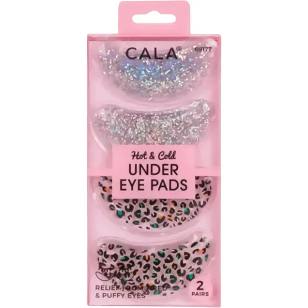 Almofadas para Olhos Cala Hot&Cold Uep Glitter/Animal Print 2 Pares 69177