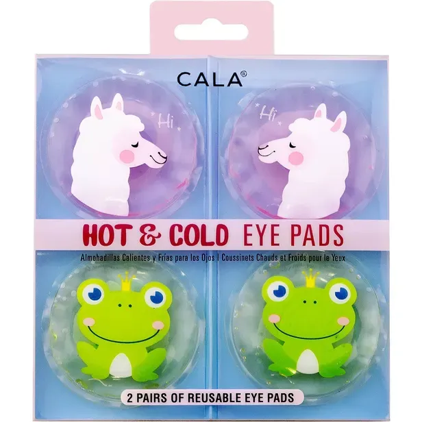Almofadas para Olhos Cala Hot&Cold Lima/Sapo 2Pares 69178