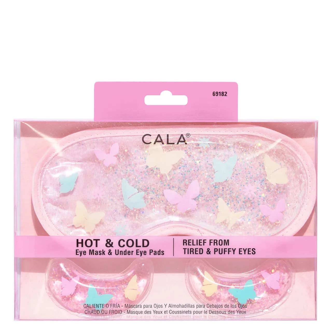 Almofadas para Olhos Cala + Máscara Butterfly 69182