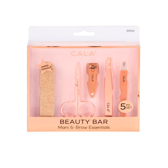 Kit Essencial de Manicure e Sobrancelha Cala 5 Peças