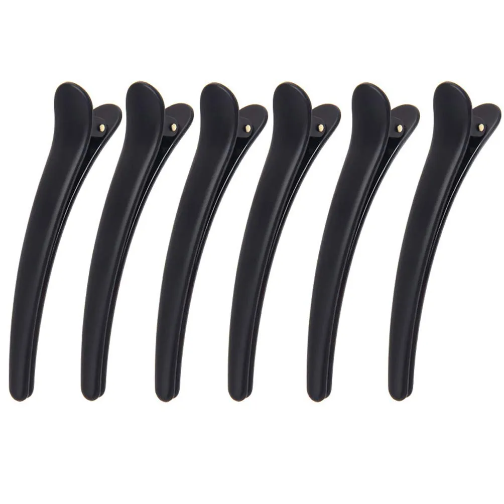 Grampos de Cabelo Cala Duck Hair Clips 66245 8 Peças Preto