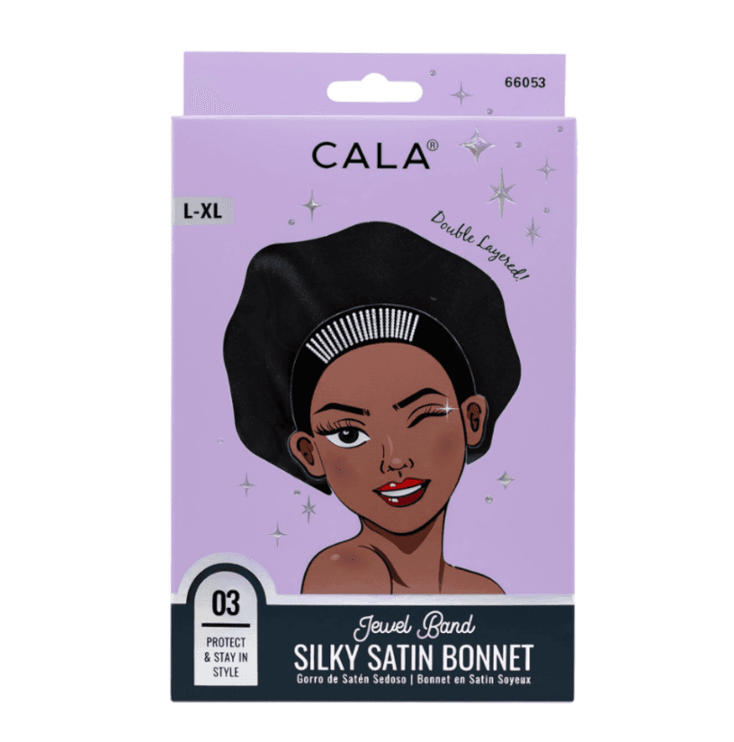 Cala Gorro De Satin Anti-frizz Black 03 L-xl 66053